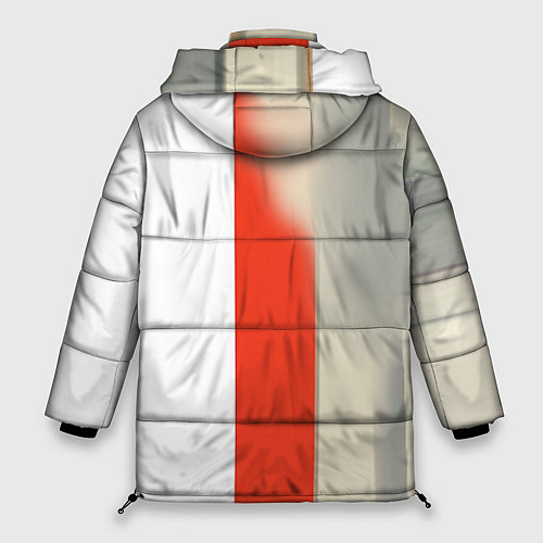Женская зимняя куртка Metal gear solid 3 / 3D-Красный – фото 2