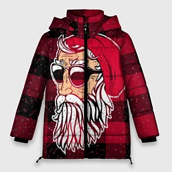 Куртка зимняя женская Санта хипстер, цвет: 3D-светло-серый