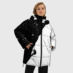 Куртка зимняя женская Ночной скалолаз, цвет: 3D-черный — фото 2