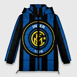 Куртка зимняя женская Inter FC 1908, цвет: 3D-черный