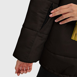 Куртка зимняя женская Инженеры - круче всех!, цвет: 3D-черный — фото 2