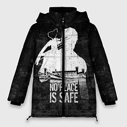 Куртка зимняя женская No Place is Safe, цвет: 3D-светло-серый