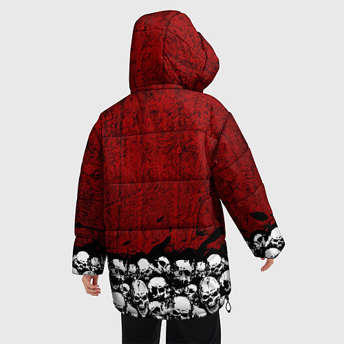 Женская зимняя куртка Slayer Red / 3D-Черный – фото 4
