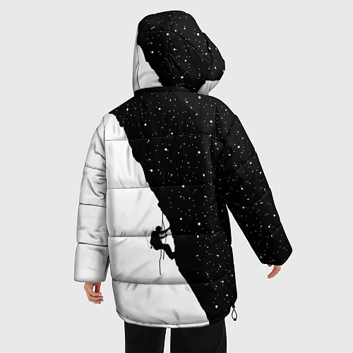 Женская зимняя куртка Ночной скалолаз / 3D-Черный – фото 4