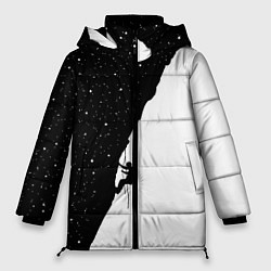 Куртка зимняя женская Ночной скалолаз, цвет: 3D-светло-серый