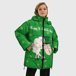 Куртка зимняя женская Ирландия, цвет: 3D-черный — фото 2