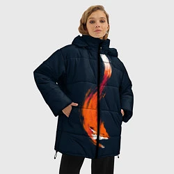 Куртка зимняя женская Хитрая лисичка, цвет: 3D-красный — фото 2