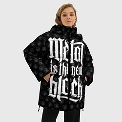 Куртка зимняя женская Metal is the new Black, цвет: 3D-красный — фото 2