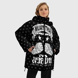 Куртка зимняя женская Muay Thai Killer, цвет: 3D-черный — фото 2