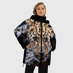 Куртка зимняя женская Дикая кошка, цвет: 3D-светло-серый — фото 2
