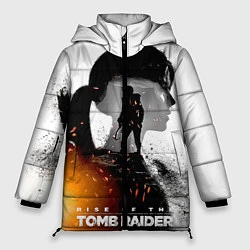 Куртка зимняя женская Rise of the Tomb Raider 1, цвет: 3D-красный