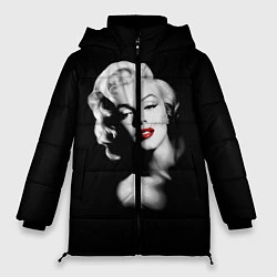 Куртка зимняя женская Мэрилин Монро, цвет: 3D-черный