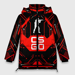 Куртка зимняя женская CS:GO Techno Style, цвет: 3D-черный