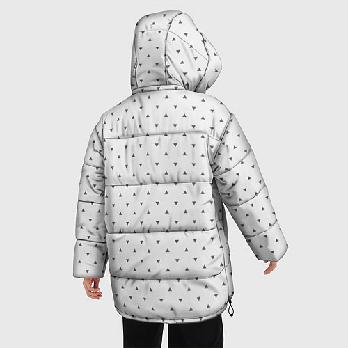 Женская зимняя куртка Олень почтальон / 3D-Черный – фото 4