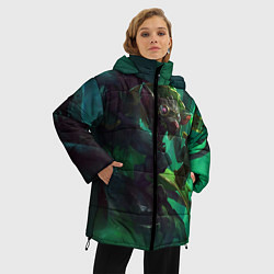 Куртка зимняя женская Twitch, цвет: 3D-черный — фото 2