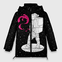 Куртка зимняя женская Космическая струя, цвет: 3D-красный