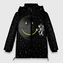 Куртка зимняя женская Лунная улыбка, цвет: 3D-черный