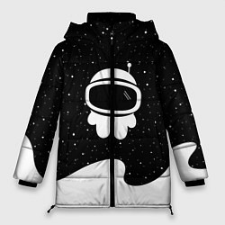 Женская зимняя куртка Маленький космонавт