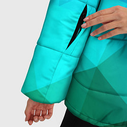 Куртка зимняя женская Fight Polygon, цвет: 3D-черный — фото 2
