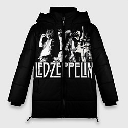 Куртка зимняя женская Led Zeppelin: Mono, цвет: 3D-черный