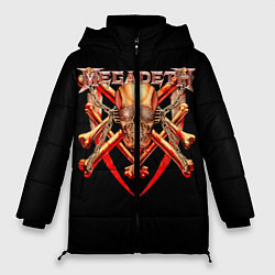 Женская зимняя куртка Megadeth: Gold Skull