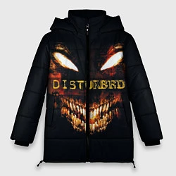 Куртка зимняя женская Disturbed Demon, цвет: 3D-светло-серый