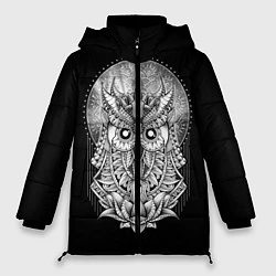 Куртка зимняя женская Королевская сова, цвет: 3D-черный