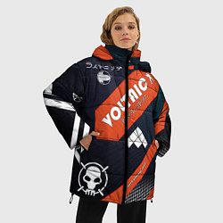 Куртка зимняя женская CS:GO Blood Sport, цвет: 3D-светло-серый — фото 2