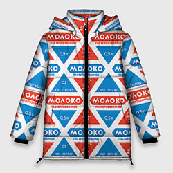 Куртка зимняя женская Молоко пастеризованное, цвет: 3D-красный