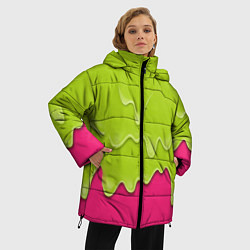 Куртка зимняя женская Abstract, цвет: 3D-черный — фото 2