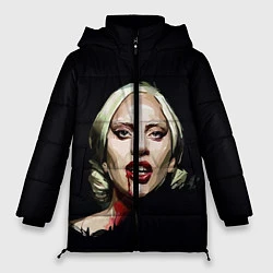 Куртка зимняя женская Леди Гага, цвет: 3D-красный