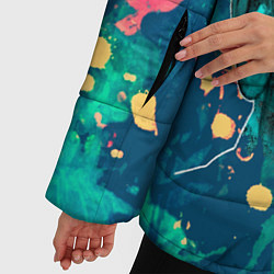 Куртка зимняя женская Dali Art, цвет: 3D-красный — фото 2