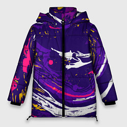 Женская зимняя куртка Фиолетовый акрил