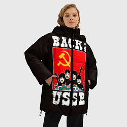 Куртка зимняя женская Back In The USSR, цвет: 3D-черный — фото 2