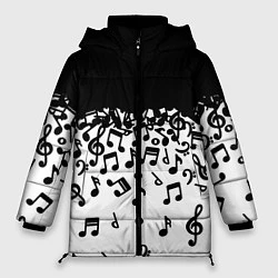 Женская зимняя куртка Поглощение музыкой