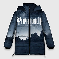 Куртка зимняя женская Paparoach: Fear, цвет: 3D-черный