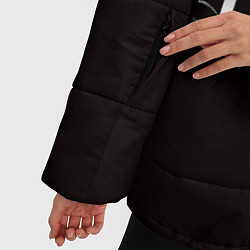 Куртка зимняя женская Paparoach: Black style, цвет: 3D-черный — фото 2