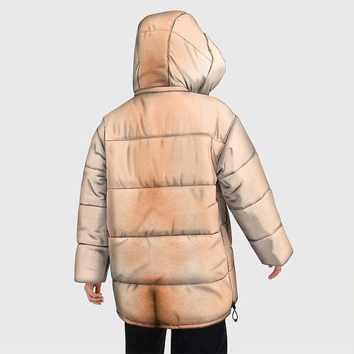 Женская зимняя куртка Мужская грудь / 3D-Черный – фото 4