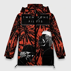 Куртка зимняя женская Twenty One Pilots, цвет: 3D-черный