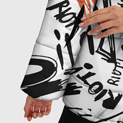 Куртка зимняя женская Paramore: Riot, цвет: 3D-светло-серый — фото 2