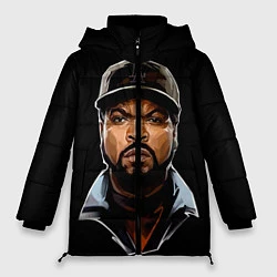 Куртка зимняя женская Ice Cube, цвет: 3D-красный