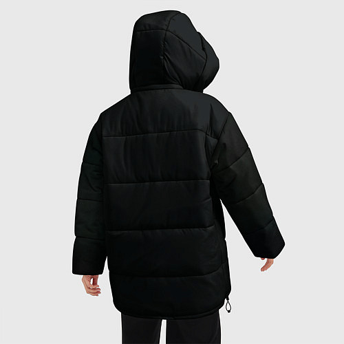 Женская зимняя куртка ГРОТ: дети-маугли / 3D-Черный – фото 4
