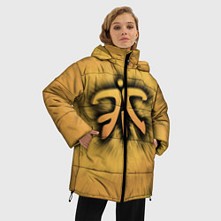 Куртка зимняя женская Team Fnatic, цвет: 3D-черный — фото 2
