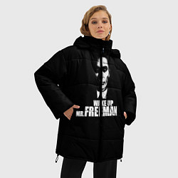 Куртка зимняя женская Wake up Mr. Freeman, цвет: 3D-черный — фото 2