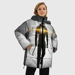 Куртка зимняя женская Гордон Фримен, цвет: 3D-красный — фото 2
