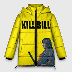 Куртка зимняя женская Kill Bill, цвет: 3D-красный