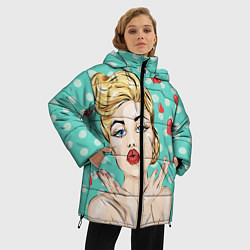 Куртка зимняя женская Pop Art, цвет: 3D-черный — фото 2