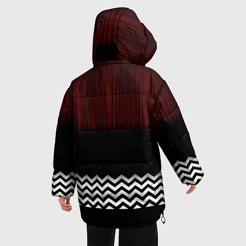 Женская зимняя куртка Twin Peaks Sun / 3D-Черный – фото 4