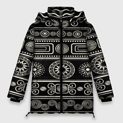 Женская зимняя куртка Африканский мотив