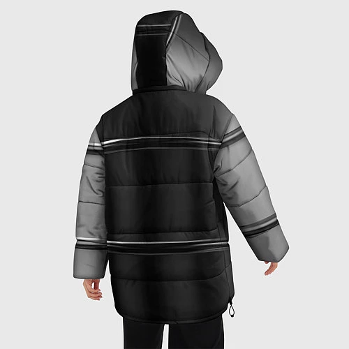 Женская зимняя куртка Нефть / 3D-Черный – фото 4
